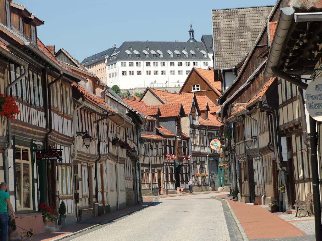 Ferienhaus Haus Am Wald Stolberg i. Harz Exteriör bild